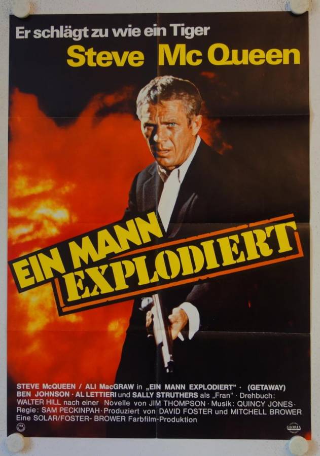 The Getaway re-release german movie poster